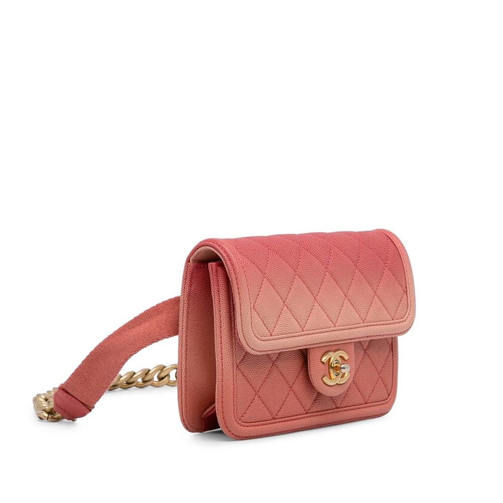 Chanel Caviar Sunset On The Sea Flap Belt Bag - Picture 2 of 11
